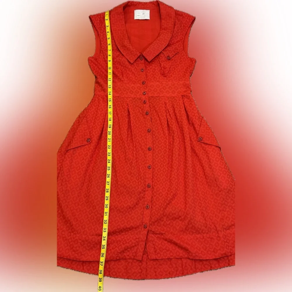 EUC Anthropologie Postmark Retro Style Four Corners Shirt Dress - Picture 7 of 9